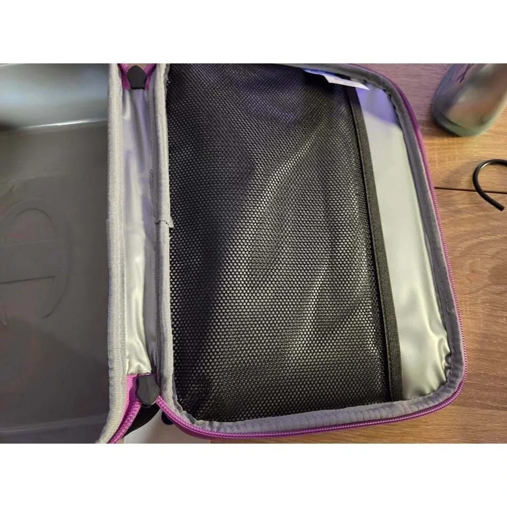 Champion Insulated Lunch‎ Box Purple Blue Stripe Hard Liner NWT